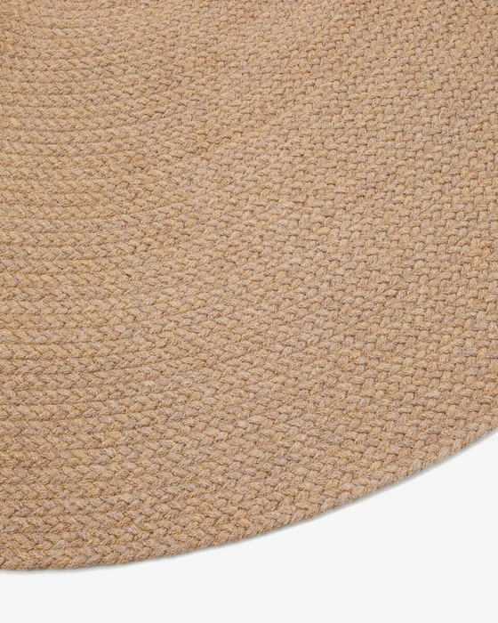 Alfombra Despas en fibras sintéticas beige Ø150 cm - beige Ø150 cm en Beige - Muebles para el exterior, Uruguay | Kavehome, vista 5