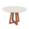 Mesa De Comedor Mdf-y-madera Blanco Bennett en Blanco - Mesas de comedor, Uruguay | Divino, vista 2 de 3