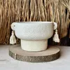 MACETA C/BORLAS 27.5x22x15.5CM - Macetas, Uruguay | Koz, vista 2 de 4