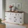 Aparador 3+3 Linea Naturale - Blanco/Roble en Multicolor - Aparadores y recibidores, Uruguay | La Cueva Muebles, vista 5 de 8