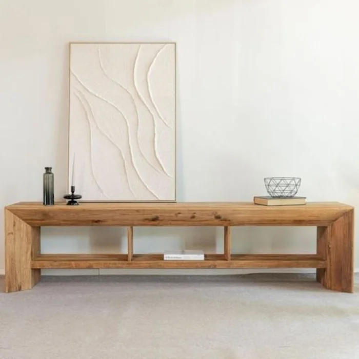 Rack Rustico / Madera Reciclada en Madera natural - Muebles para TV, Uruguay | Fábrica Italiana