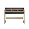 Escritorio Flexus 128 - Negro y Madera en Negro - Escritorios y sillas de escritorio, Uruguay | NYR, vista 2 de 5