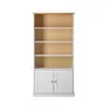 Estantería - 2 Puertas - Línea Oslo - Blanco en Blanco - Bibliotecas, Uruguay | Ecowood, vista 4 de 4