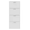 Zapatera 4 puertas - Leonardo en Blanco - Cómodas, Uruguay | Delta Center, vista 5 de 12