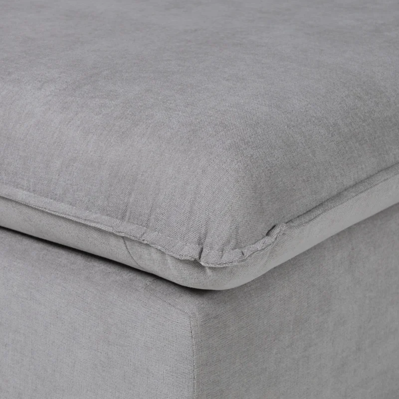 Rinconera Atualitta - Tela Microfibra - Chaise Izquierdo - TC1009 (Plata) en Gris, Uruguay | NYR, vista 3