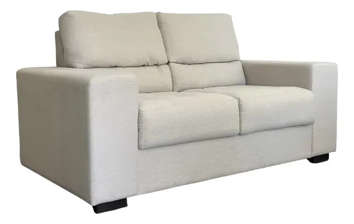 SOFA 2 CUERPOS - TELA RUSTICA CLARA en Beige - Sillones y sofás, Uruguay | Champagne Home, vista 3