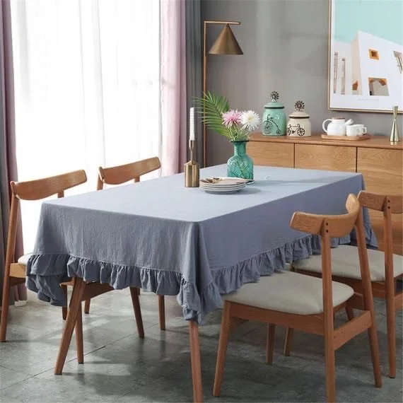 Manteles de Lino en Blanco, Natural, Gris - Textiles, Uruguay | Indrana, vista 3