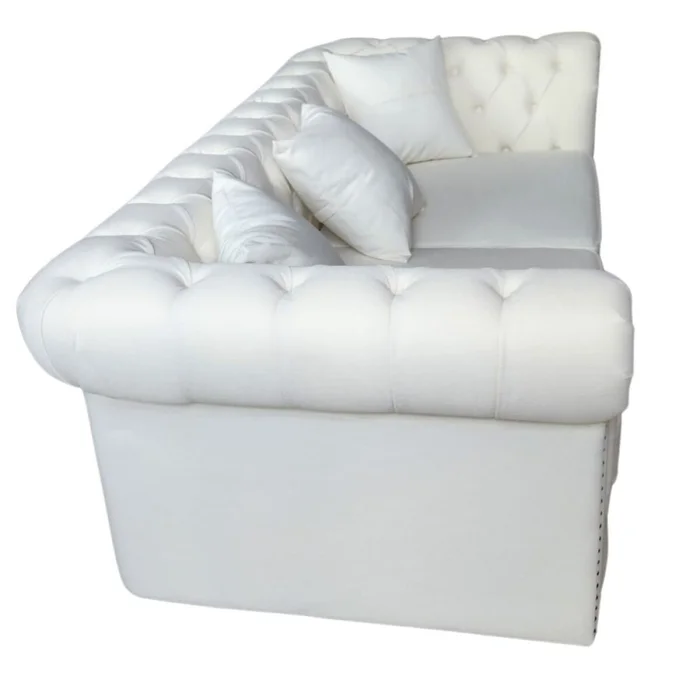 Sillon 3 cuerpos Chester en Blanco - Sillones y sofás, Uruguay | La Cueva Muebles, vista 9