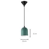 Luminaria Colgante Dalu Verde ø 10 cm en Verde - Lámparas colgantes, Uruguay | Unilux, vista 4 de 4