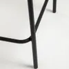 Taburete Lambton de cuerda - negro y acero con acabado negro altura 62 cm en Negro - Butacas, banquetas y puffs, Uruguay | Kavehome, vista 6 de 8