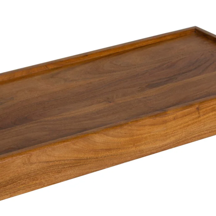 Mesa Ratona Madera Marron Vintage Castaño en Marrón - Mesas de living, Uruguay | Divino, vista 5
