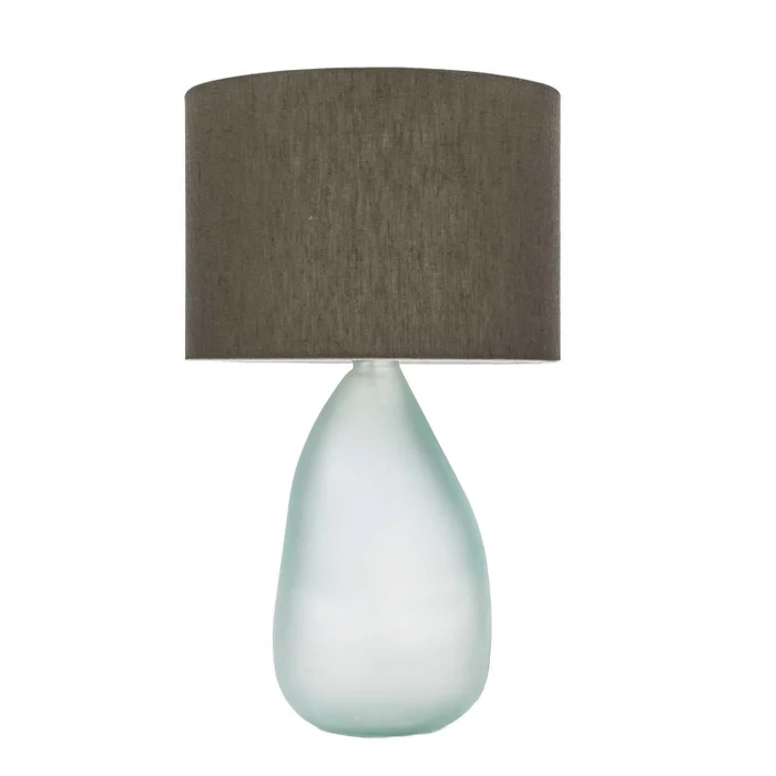 Lampara de mesa Vidrio reciclado Transparente Gsz6 en Gris - Lámparas de mesa, Uruguay | Le Blanc