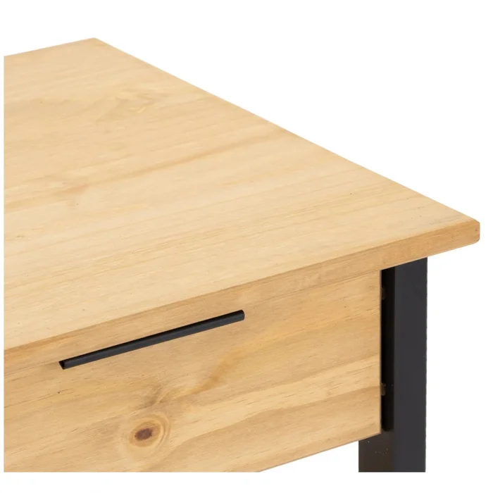 Mesa De Luz Madera 1 Cajón Línea Denver en Madera natural - Mesas de luz, Uruguay | Ecowood, vista 5