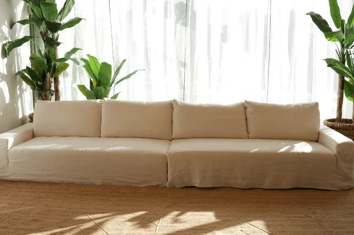 SOFA ARLES BATARD IZQ NEWLIN BLANC 195 en Beige - Sillones y sofás, Uruguay | Más Infinito Casa, vista 5
