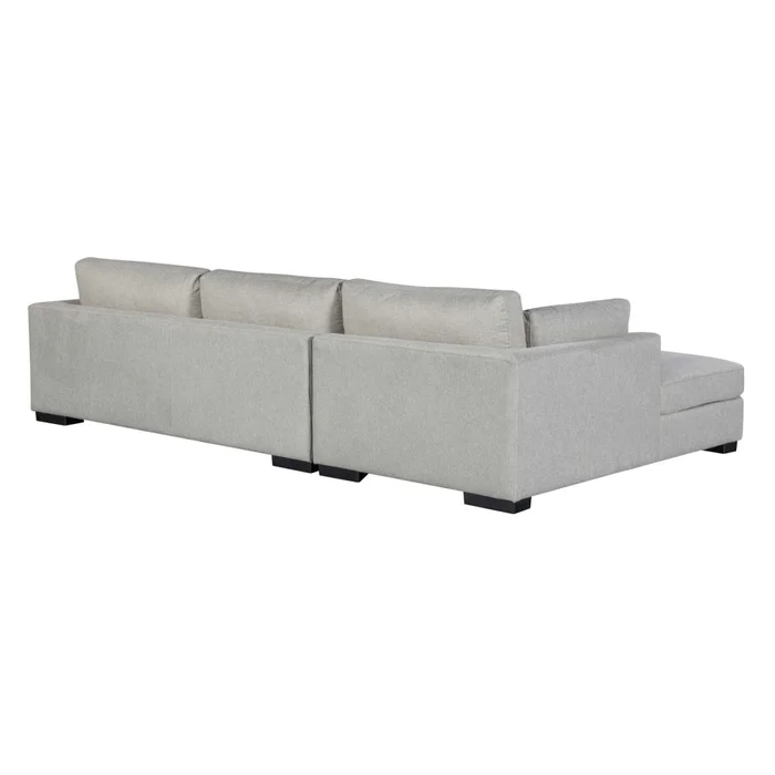 Sofá C/chaise Más De 4 Cuerpos Tela Natural-beige Monaco Natural en Madera natural - Sillones y sofás, Uruguay | Divino, vista 5
