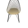 SILLA KAILA STEEL - COLOR FENDI en Beige - Sillas, Uruguay | Champagne Home, vista 3 de 3