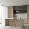 Colgante led lineal tres marcos verticales 58W Dimerizable en Blanco - Lámparas colgantes, Uruguay | Iluminica, vista 5 de 6