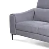 Sofá Hashtag - Tela Microfibra - 2 cuerpos - 6686-7 Gris en Gris - Sillones y sofás, Uruguay | NYR, vista 4 de 7