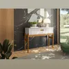 Mesa de arrime Intense - Blanco en Blanco - Mesas de living, Uruguay | Nario Hogar, vista 2 de 3