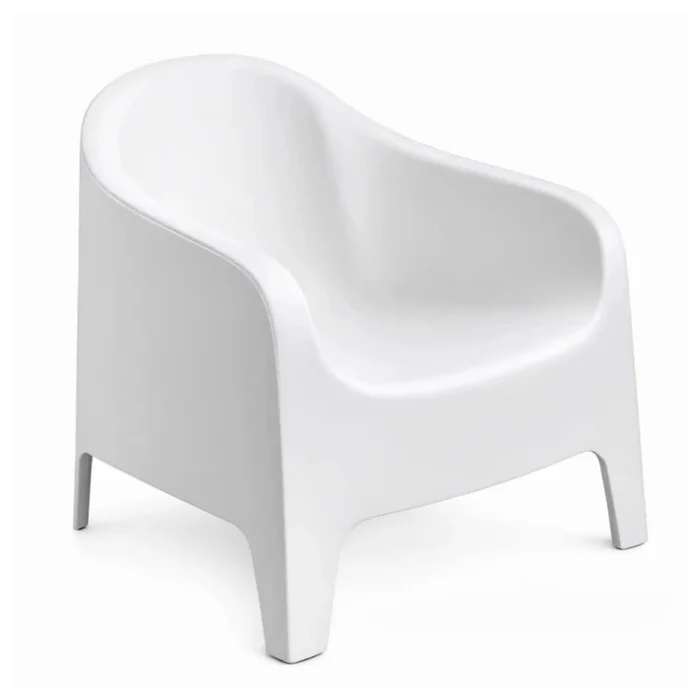 Sillón De Jardín Apilable - Skarpo - Blanco en Blanco - Muebles para el exterior, Uruguay | Rústico Hogar, vista 2