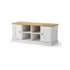 Rack de tv - 2 Puertas - 2 Estantes - Línea Colonial - Blanco en Blanco - Muebles para TV, Uruguay | Ecowood, vista 1 de 4
