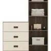 Comoda 4 Cajones 1 Puerta Con Espejo Cajonera Dormitorio - Cómodas, Uruguay | Muebles Express, vista 3 de 4