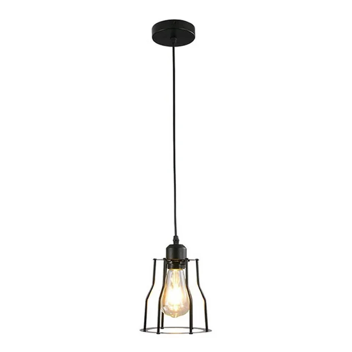 Lámpara Colgante Vintage Apolo en Negro - Lámparas colgantes, Uruguay | Serlux