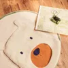 Alfombra redonda Zelda algodón blanco de oso Ø 100 cm en Blanco - Textiles, Uruguay | Kavehome, vista 3 de 5
