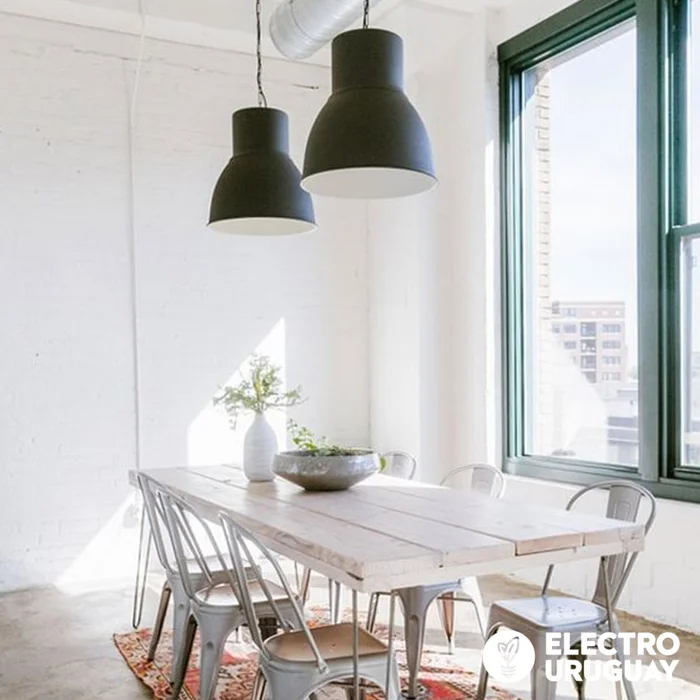 Colgante Loft Gris Bruma - Lámparas colgantes, Uruguay | Electro Uruguay, vista 2