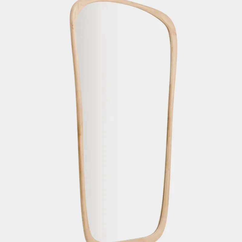 Espejo Alura de madera de teca 94,6 x 192,1 cm FSC 100% en Madera natural - Espejos, Uruguay | Kavehome