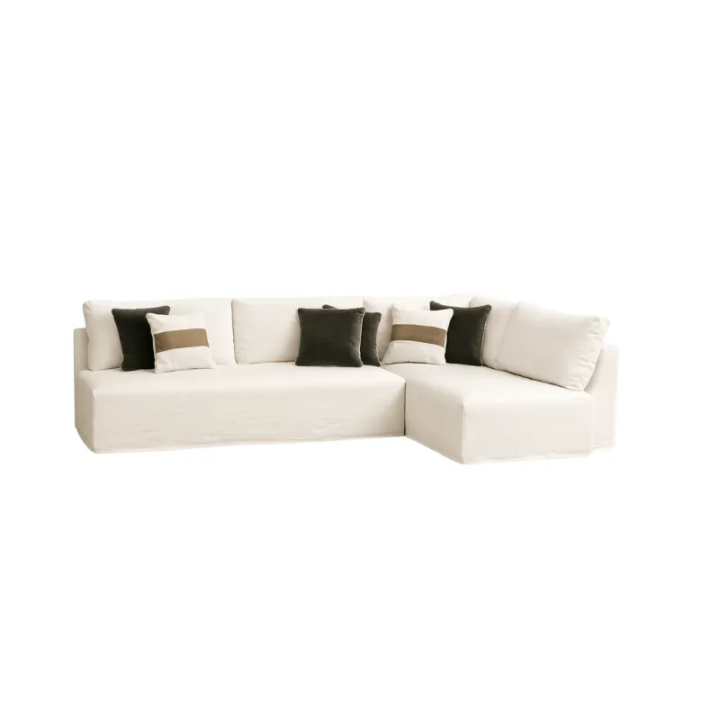 SOFA ARLES MODULAR BLANCO en Blanco - Sillones y sofás, Uruguay | Masinfinito Casa
