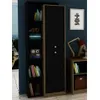 Biblioteca con repisa y 2 puertas Nogal/Negro - Living, Uruguay | Que Sal Muebleria, vista 4 de 15