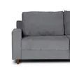Rinconera Avero - Tela Microfibra - Chaise derecho - Berlin 06 (Grafito) en Gris - Sillones y sofás, Uruguay | NYR, vista 3 de 4