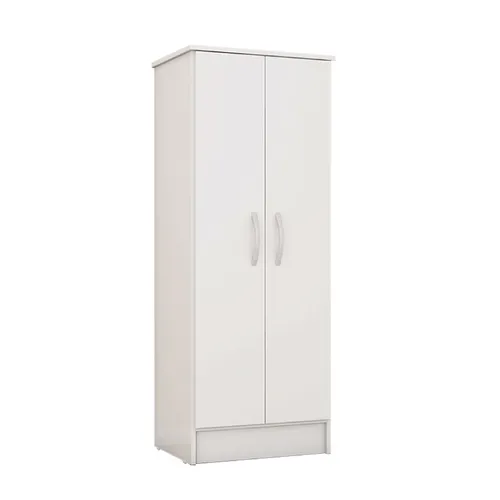 Mueble Multiuso 2 Puertas Estantes Para Dormitorio Oficina en Blanco - Mesas de comedor, Uruguay | Soy Hogar