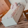 Cama Madera Maciza Con Cajones - 1 plaza - Linea beauty - Blanco - Dormitorio, Uruguay | Ecowood, vista 6 de 6