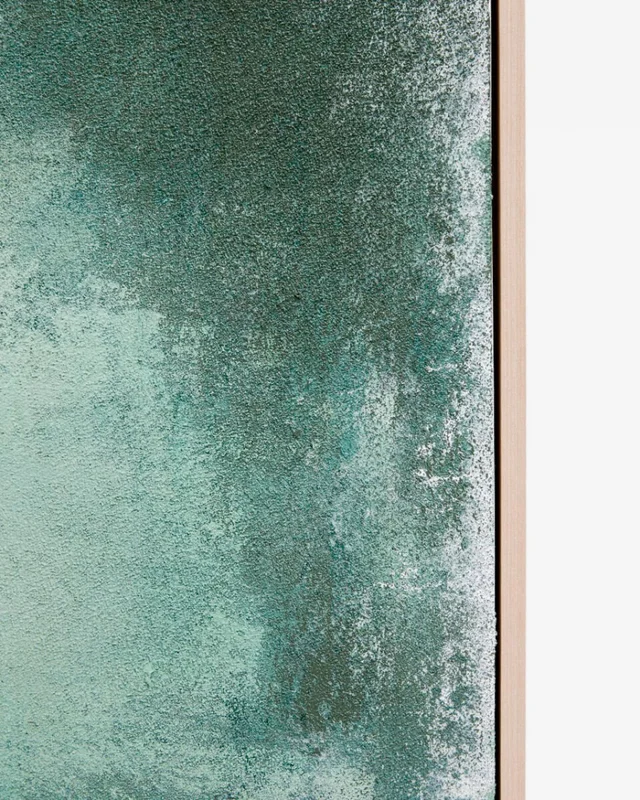 Cuadro abstracto Selnar - verde 60 x 90 cm en Amarillo - Decoración de pared, Uruguay | Kavehome, vista 4