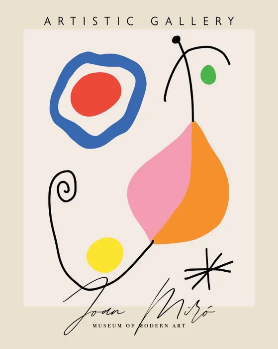 Joan Miró en Multicolor - Láminas, Uruguay | Mara Estudio
