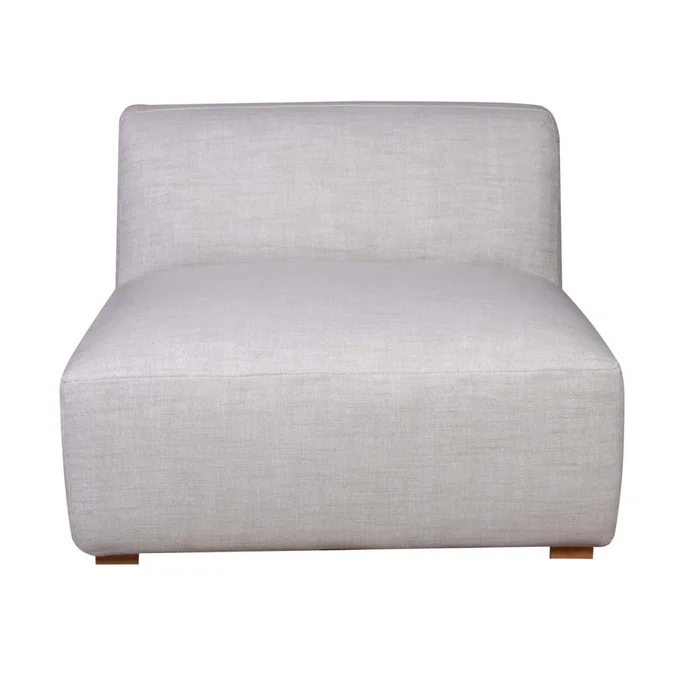 Sofá Modulable Tela Natural-beige Chill Natural en Madera natural - Sillones y sofás, Uruguay | Divino, vista 2