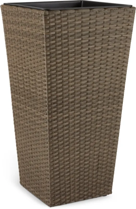 Maceta BLOMMOR A36xL36xA70 natural en Madera natural - Muebles para el exterior, Uruguay | JYSK