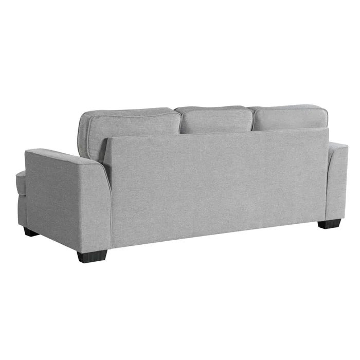 Sofá 3 Cuerpos Tela Gris Austin en Gris - Sillones y sofás, Uruguay | Divino, vista 4