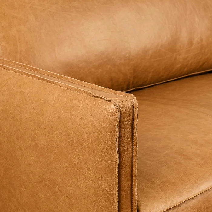 Sillón Cuero-100-natural Marron Romeo Camel en Beige - Sillones y sofás, Uruguay | Divino, vista 5