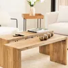 PIE DE CAMA / MESA ANGOSTA / BANCO OLMO NATURAL - 1.10 X 0.35 MTS en Madera natural - Butacas, banquetas y puffs, Uruguay | La Iberica, vista 4 de 19