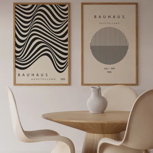 Bauhaus - Black 1923 en Multicolor - Láminas, Uruguay | La Cuadrería