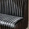 SILLON DE COMEDOR FERRARO - CUERO ITALIANO NEGRO - 1.53 MTS en Negro - Sillones y sofás, Uruguay | La Iberica, vista 4 de 18