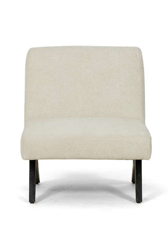 POLTRONA ZIMKA TELA CAMARGUE NIEVE 65X89X75H CM en Beige - Butacas, banquetas y puffs, Uruguay | Vinibel, vista 2