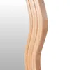 Espejo Disco 74x170cm Madera-de-mango Natural-beige Crudo en Blanco - Espejos, Uruguay | Divino, vista 3 de 3