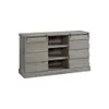 Mueble para TV de madera - Sauder - Línea Cannery Bridge en Gris - Muebles para TV, Uruguay | Ecowood, vista 1 de 5