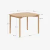 Mesa Sheryl de madera maciza de eucalipto 90 x 90 cm FSC 100% en Madera natural - Mesas de comedor, Uruguay | Kavehome, vista 7 de 7