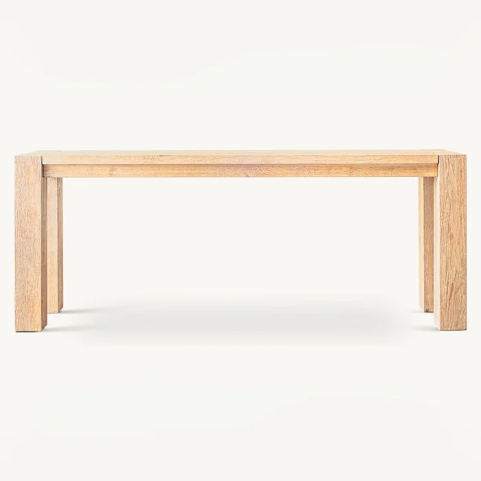MESA DE COMEDOR AFTER GLOW Marrón Medium en Madera natural - Mesas de comedor, Uruguay | Viasono