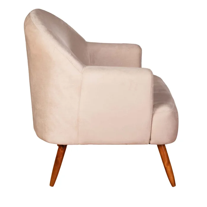 Butaca Tela Natural-beige Agata Beige en Beige - Sillones y sofás, Uruguay | Divino, vista 4